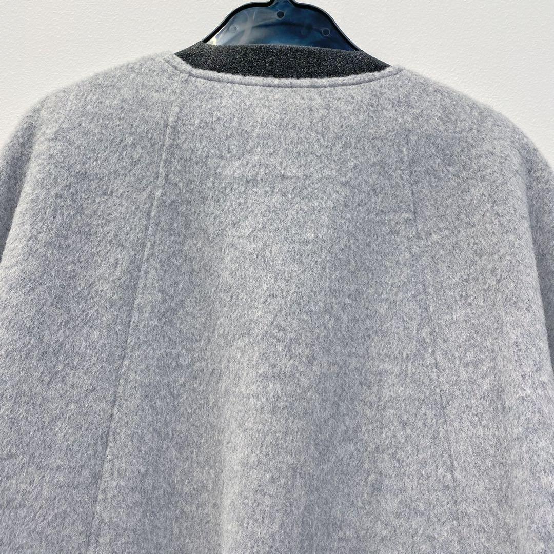 【新品・未使用】RISLEY リバーシブルウールポンチョコート