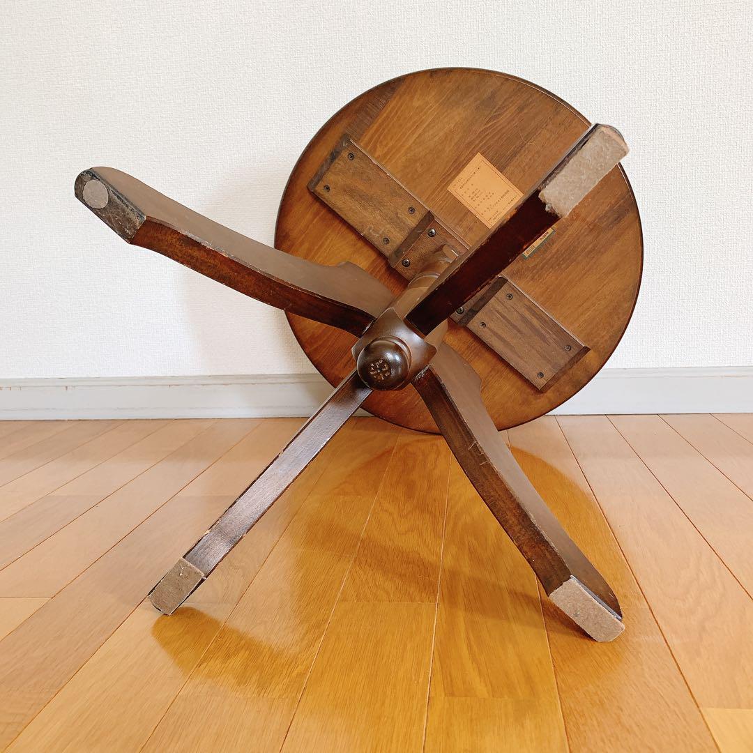 希少 四国工芸 森のサーカス 丸テーブル OR-1215