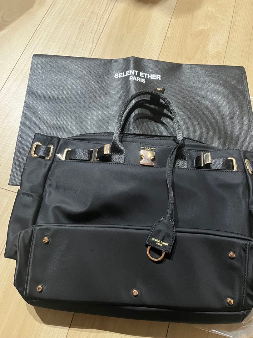 SELENT ETHER ブラックビジネスバッグ
