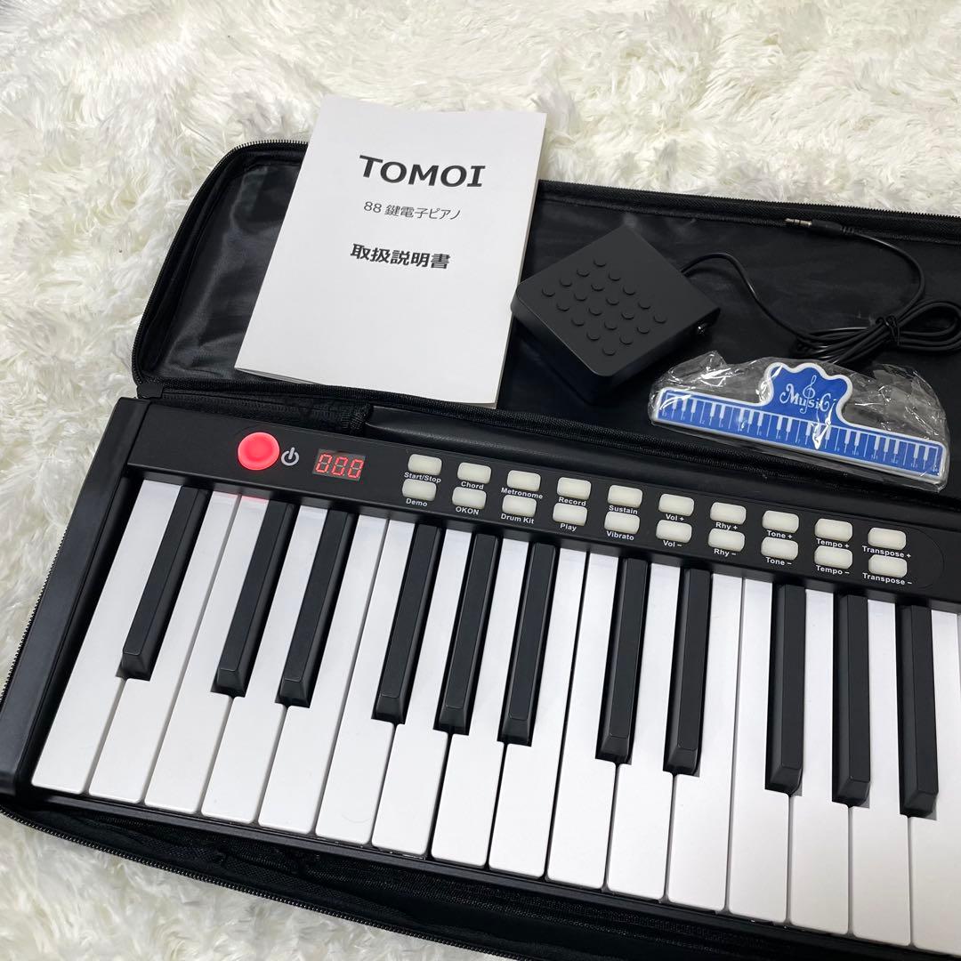 TOMOI 88鍵 ポータブル電子ピアノ