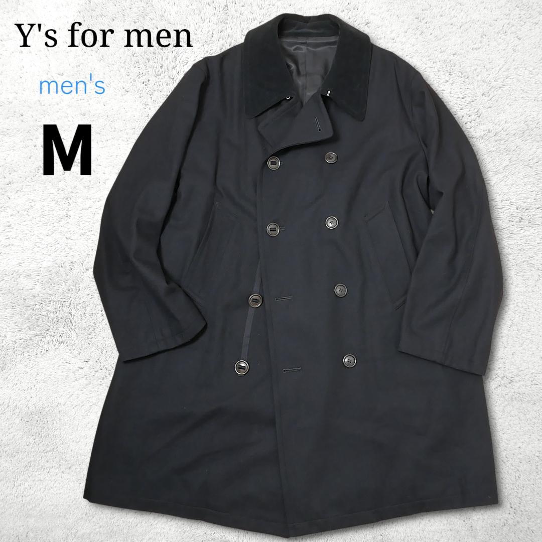 美品【ワイズフォーメン】ウール ダブルコート M アーカイブ ヨウジヤマモト