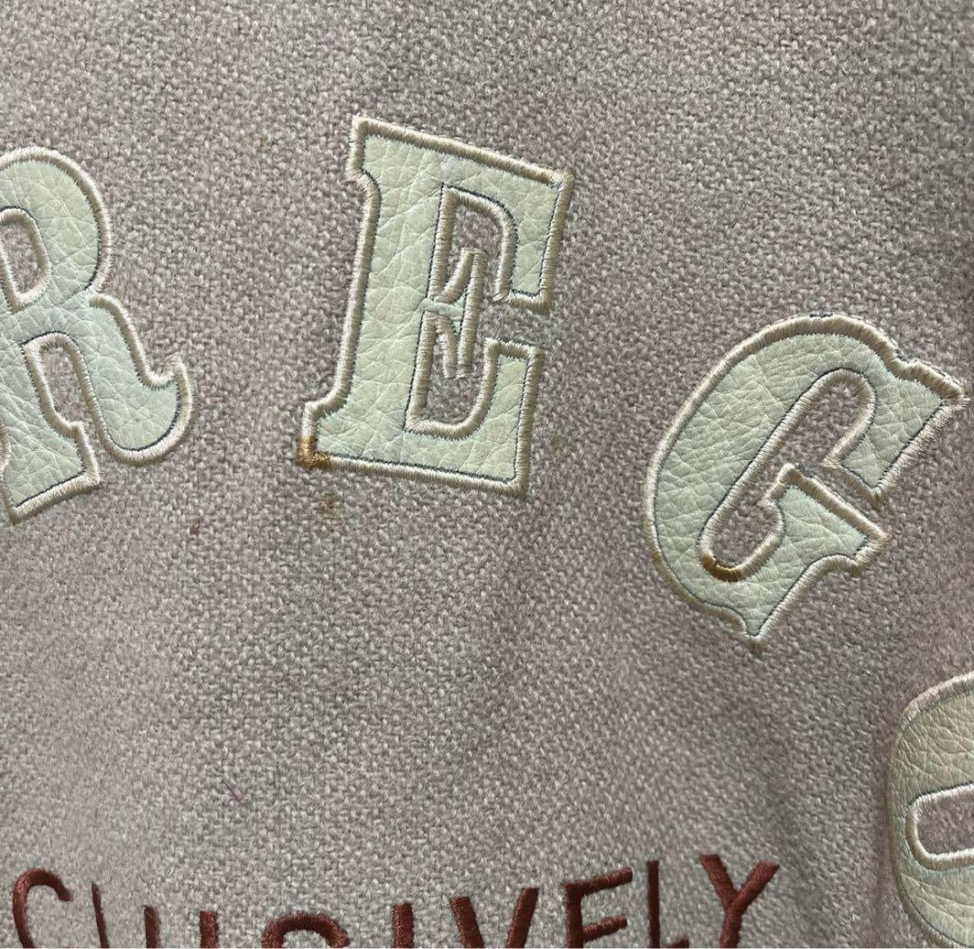 McGREGOR マックレガー スタジャン 袖レザー 刺繍ロゴ 中綿 メンズ L