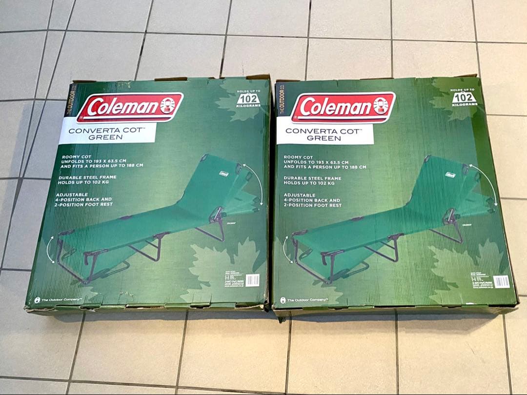 ★コールマン★Coleman★Converta ベット★グリーン★2個セット★