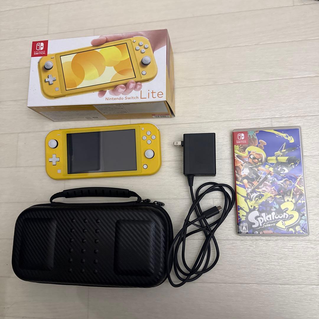 Nintendo Switch Lite イエロー スプラトゥーン付き
