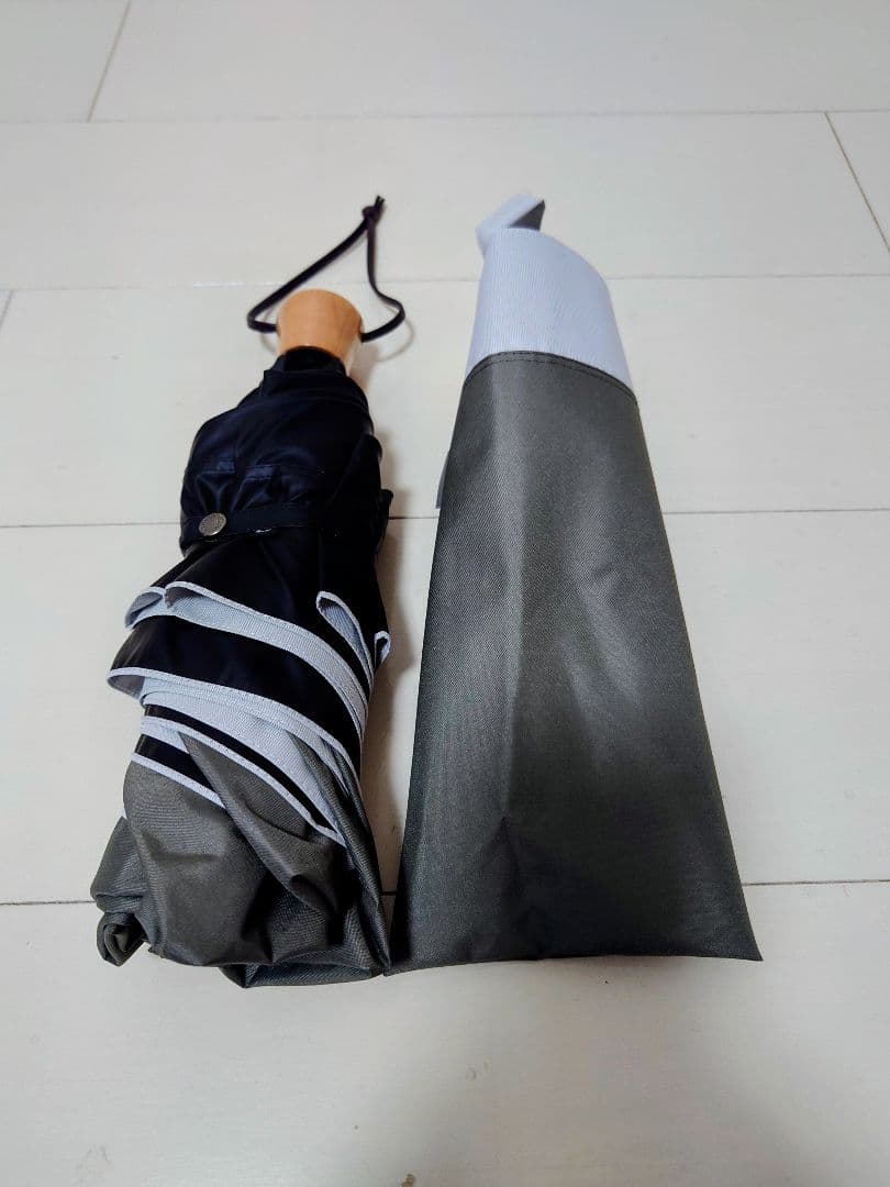 サンバリア100　3段折/コンビ　モスグレー