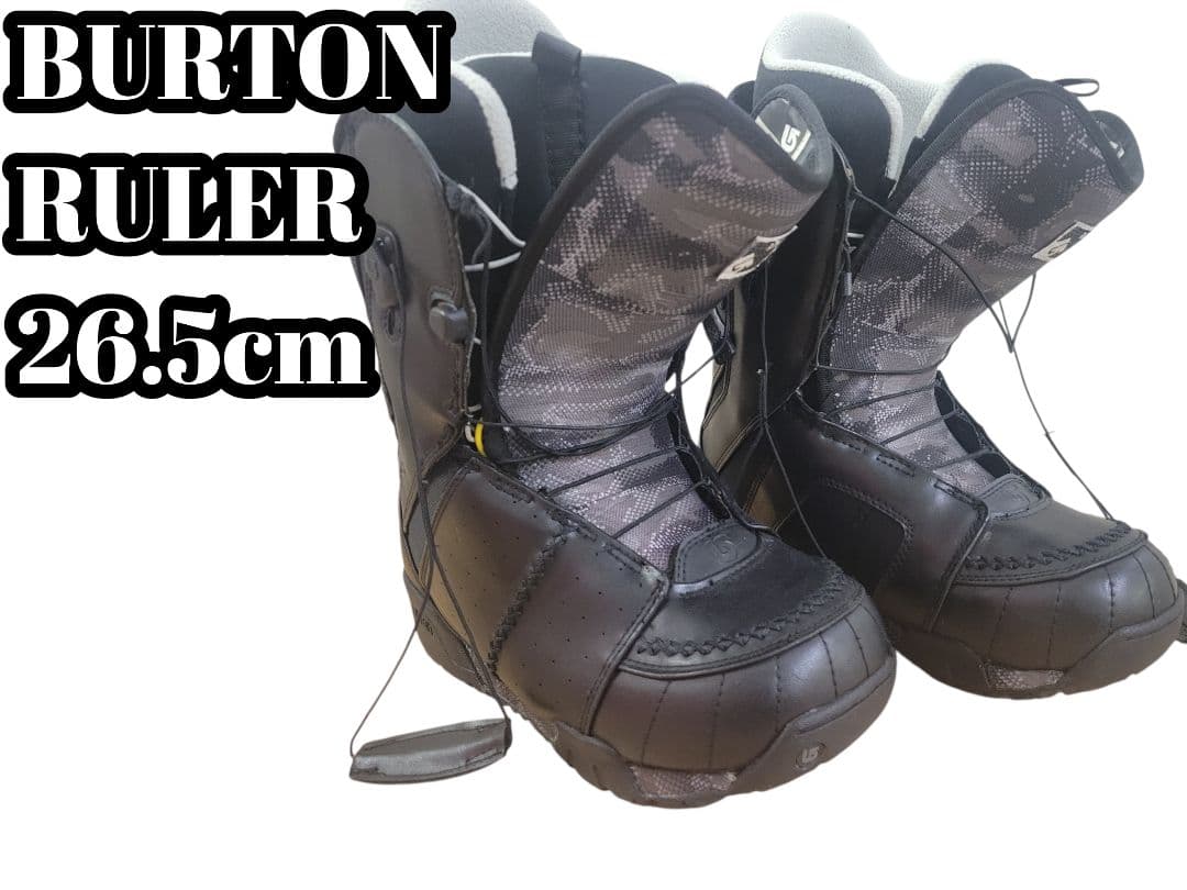 [美品] BURTON RULER スノーボードブーツ 26.5cm