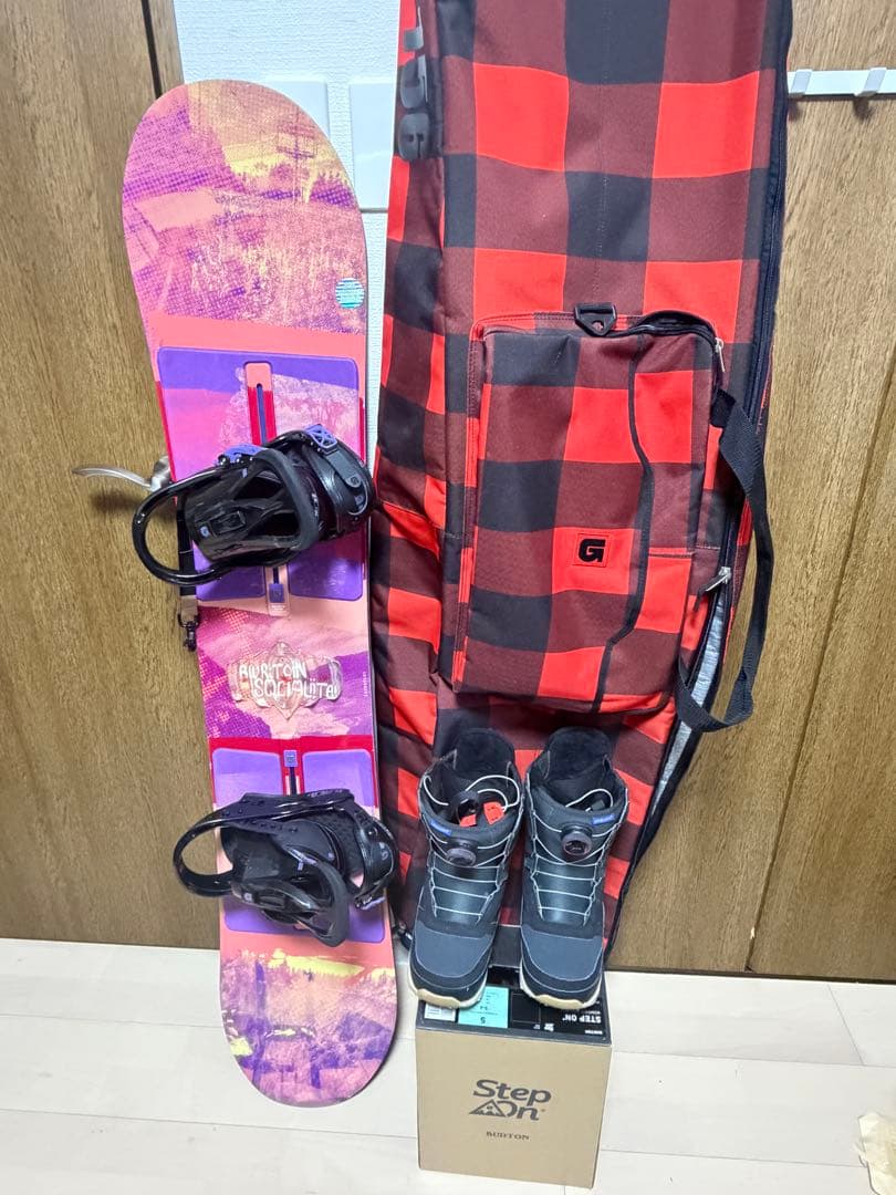 【希少サイズ】バートン ソーシャライトSOCIALITE 138cm セット