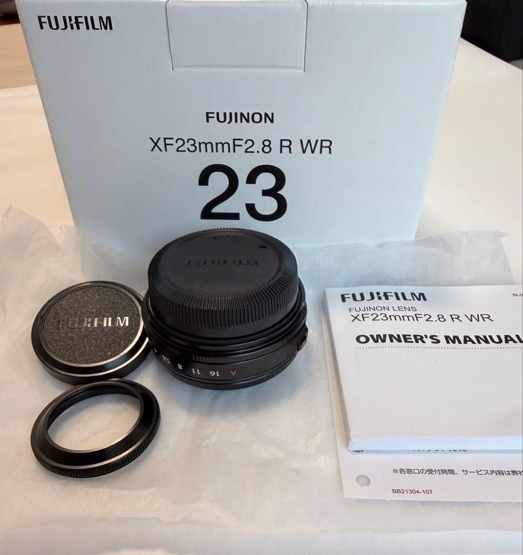【25日まで値下げ】FUJIFILM XF23mm F2.8R WR