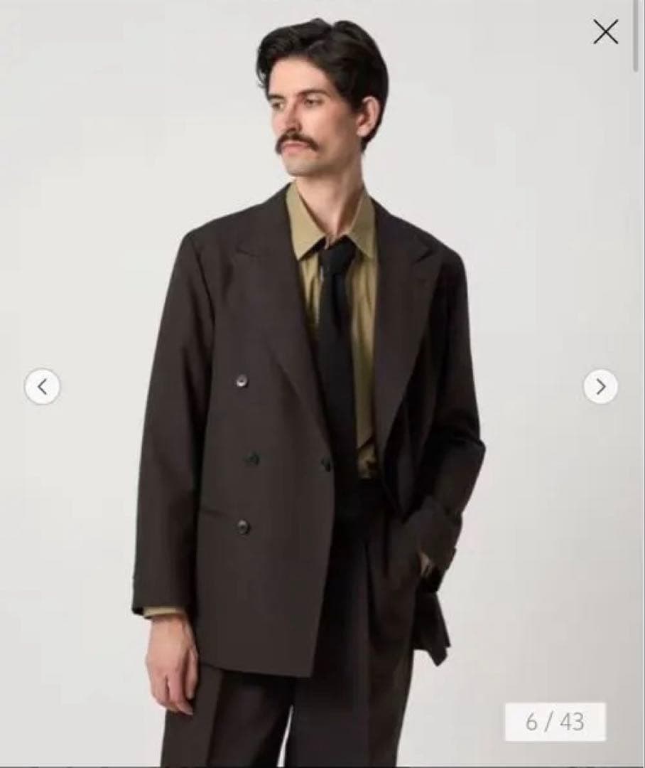 Steven Alan ウール オックスフォード ダブル　6B ジャケットM