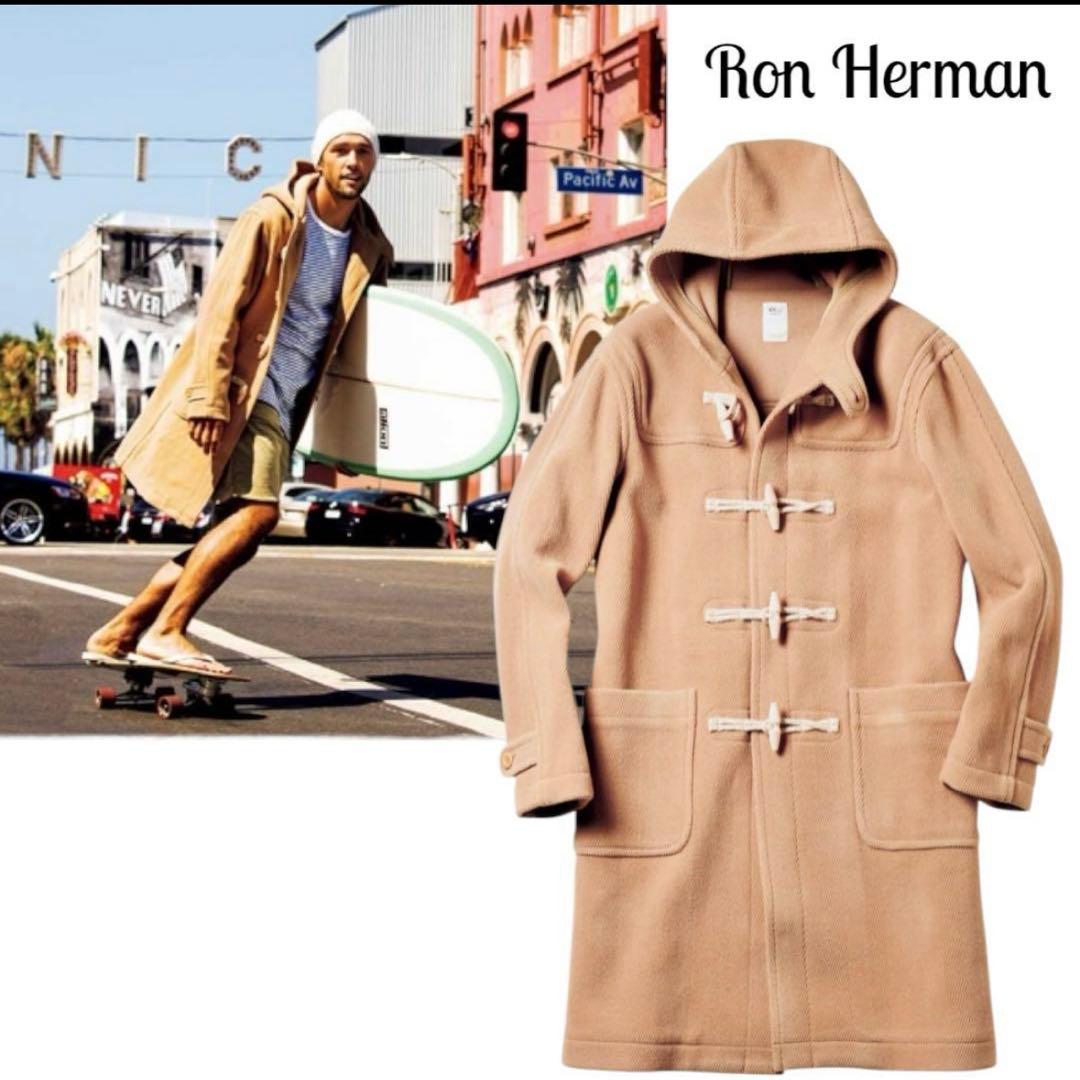 ロンハーマン　ウールヘリンボーン ダッフルコート