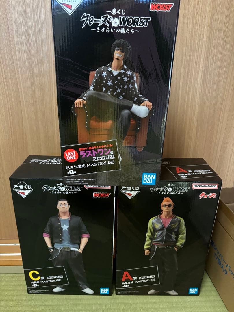 一番くじ クローズ＆WORST ラストワン賞A賞C賞　3点セット