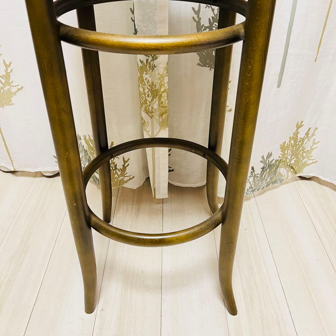 【秋田木工】　ベントウッドチェアー　曲木　ハイチェア