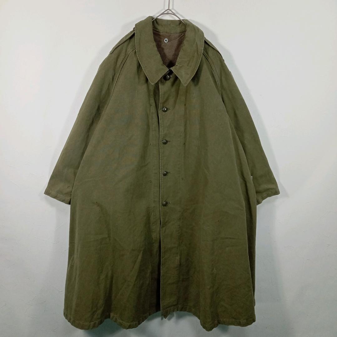 50s フランス軍 M35 モーターサイクル コート ミリタリー　L