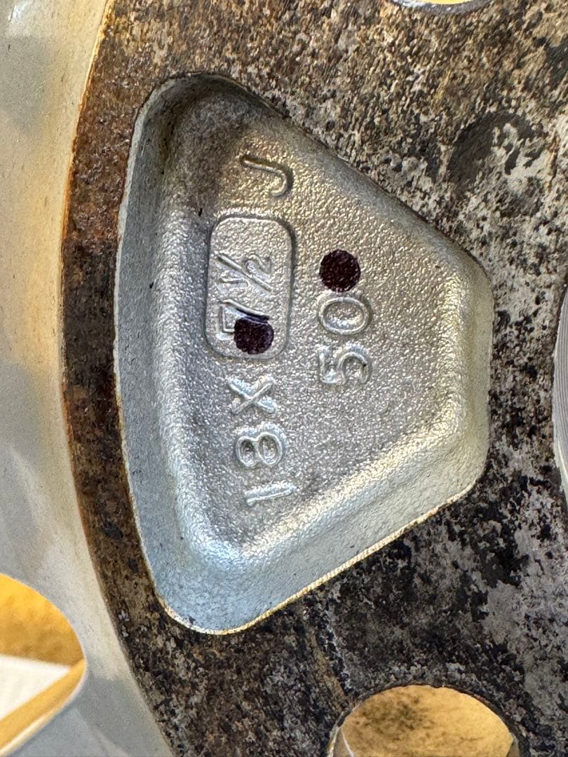 ふ*ん様 ENKEI エンケイ 18インチ7.5J 50 114.3 5穴 ホイ