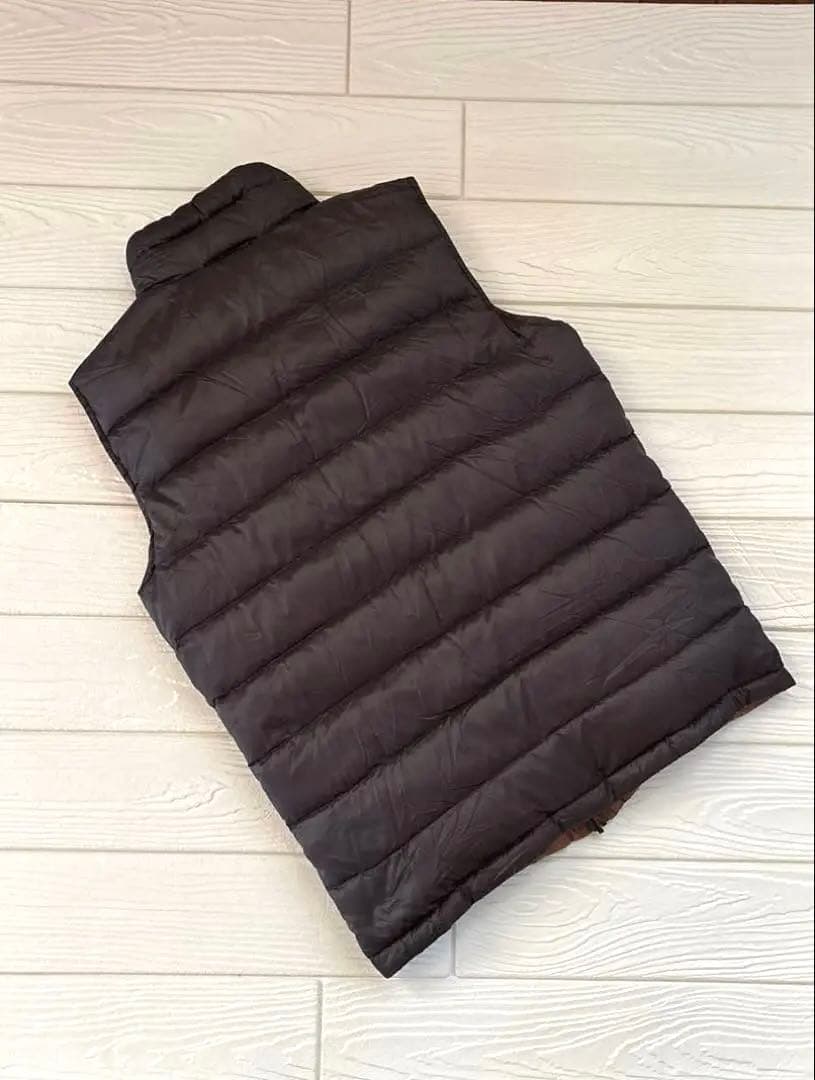 HERNOヘルノリバーシブルダウベストブラック×ライトベェージュイタリア42