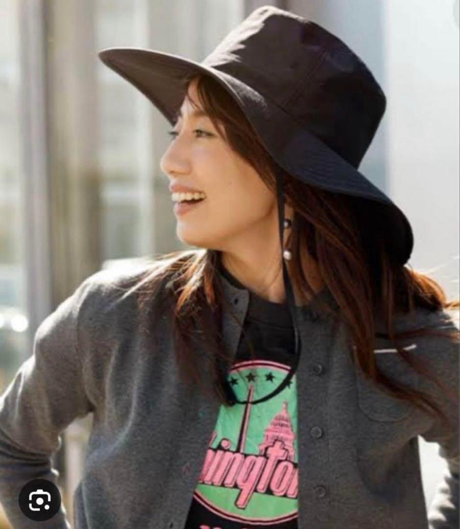 【新品未開封】FORME 東原亜希　タグ付き　UVハット ブラック