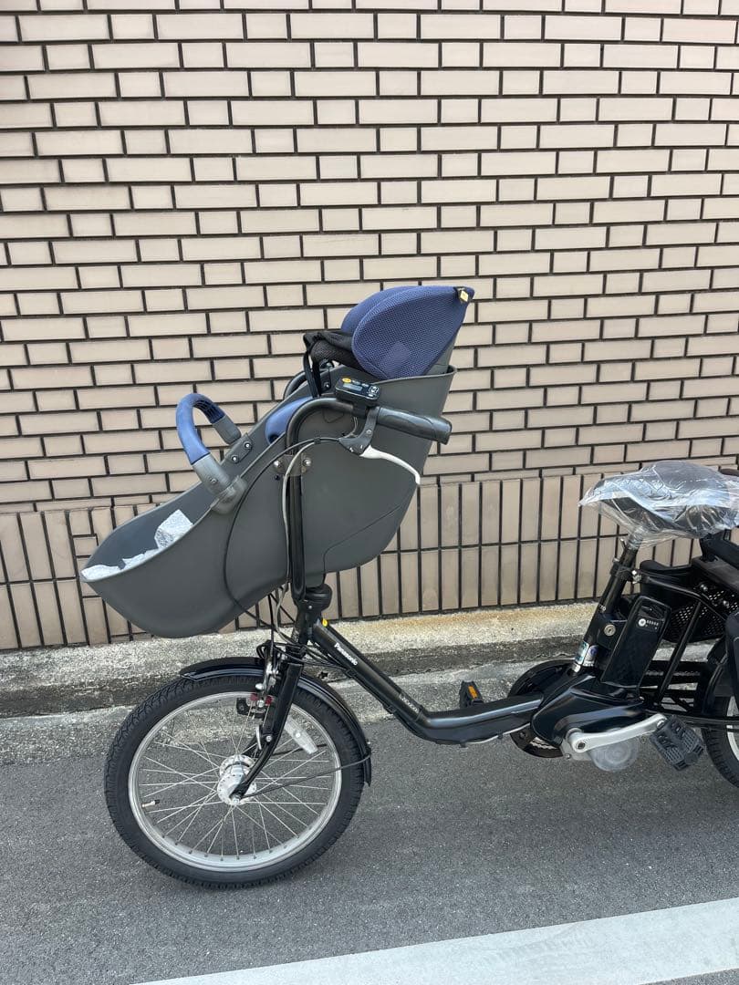 「前後チャイムシート付き」パナソニック電動アシスト自転車です。