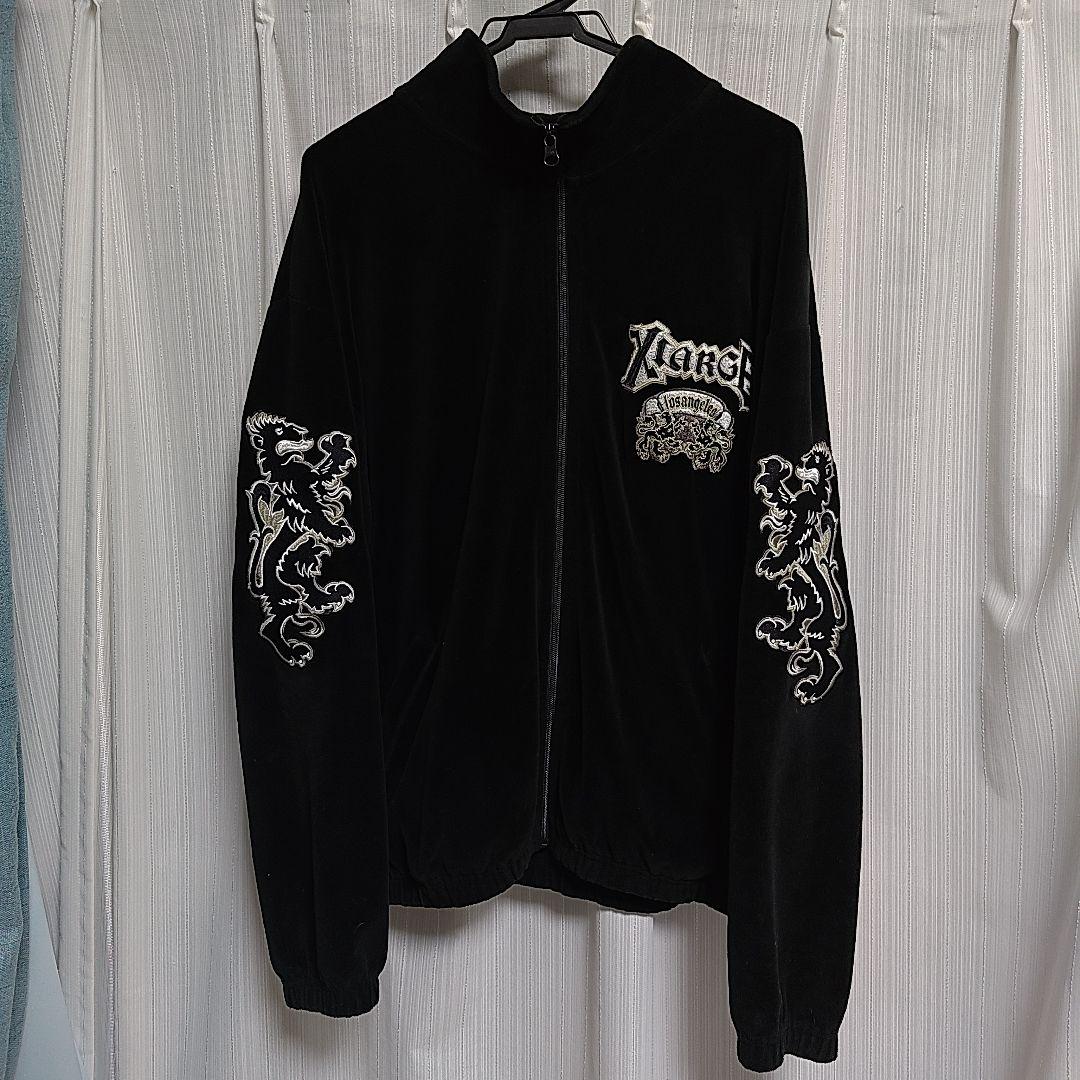 【最安値】XLARGE×AVIREX ベロア ブラックL