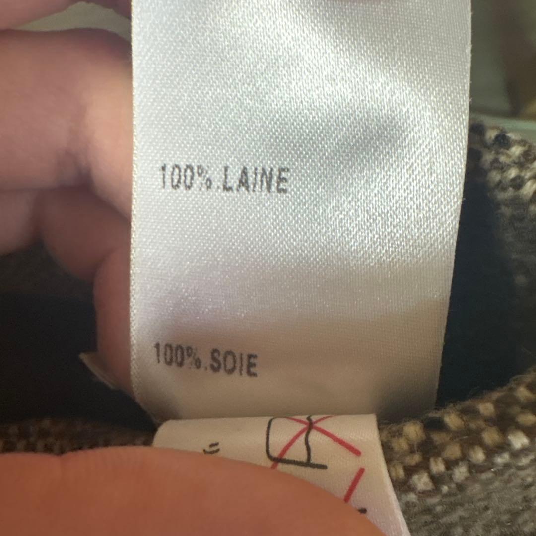 Chloé ウール ピーコート ブラウン ベージュ