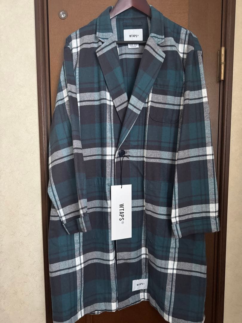 WTAPS チェックショップコートシャツ24SS TEXTILE フランネル