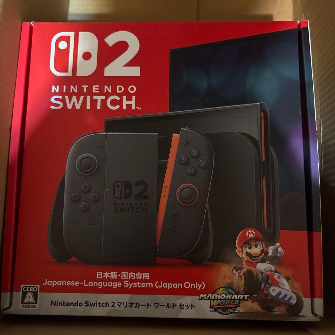 Nintendo Switch2 マリオカートワールドセット　日本語　保証書有