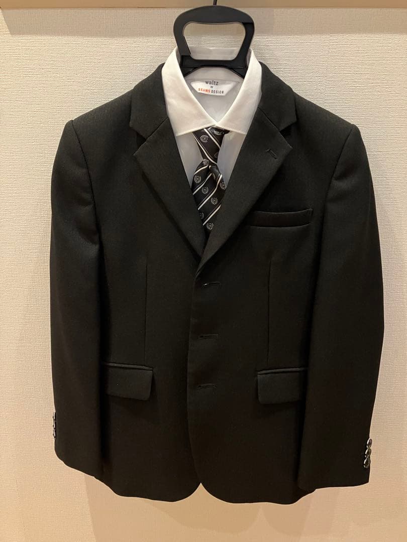 waltz by BEAMS DESIGN 150スーツ　ワイシャツ　ネクタイ付