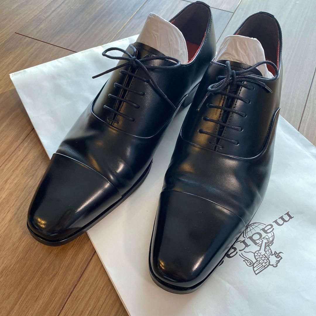 【未使用級✨】madras ドレスシューズ　ストレートチップ