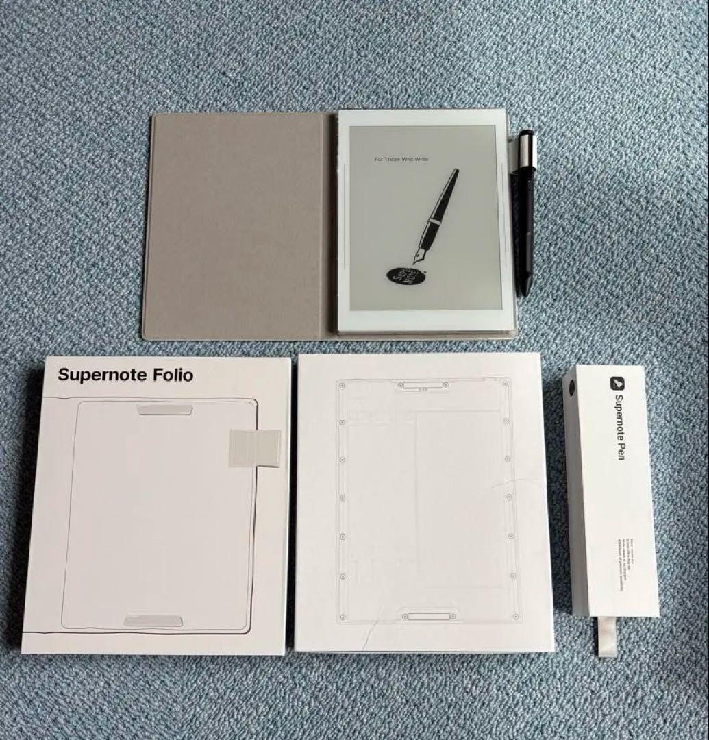 ほぼ新品　スーパーノート　SupernoteA6X2 NOMAD　クリスタル