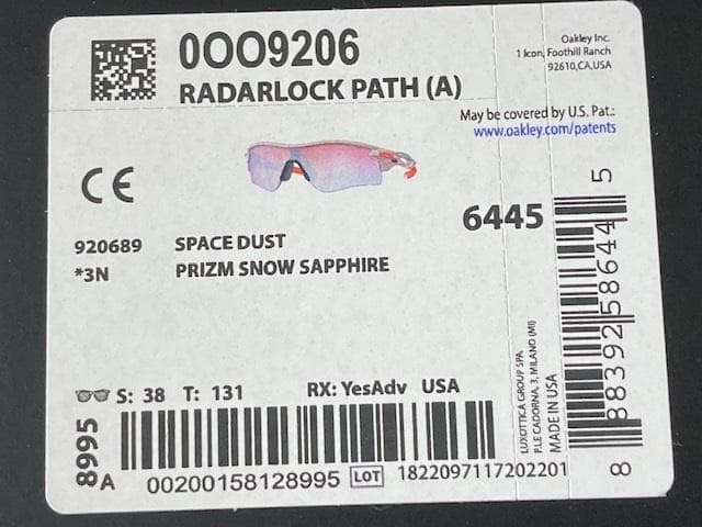 オークリー RADARLOCK PATH 北京オリンピックモデル サングラス