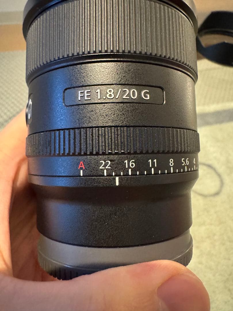 SONY FE 20mm f1.8 単焦点　SEL20F18G