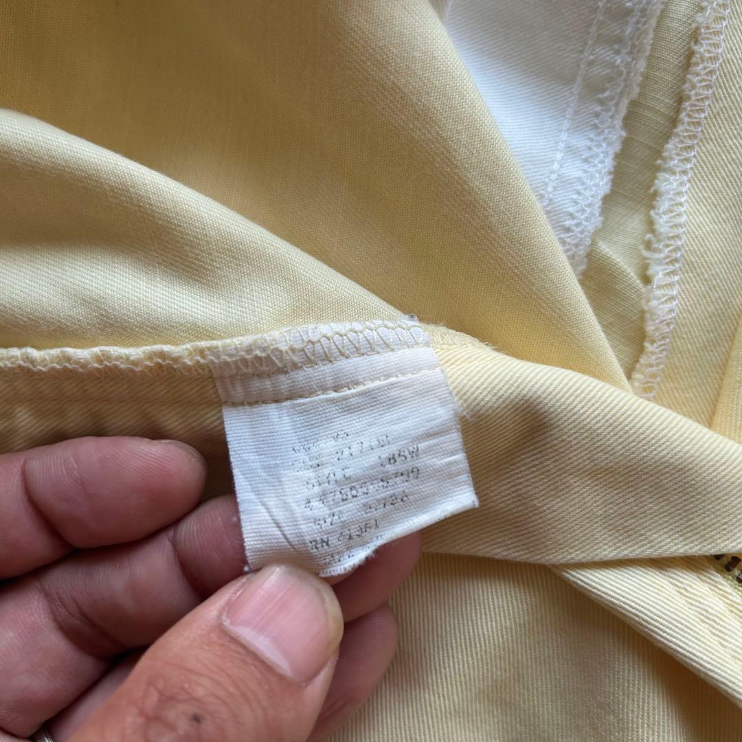 80s ポロバイラルフローレン USA製 ポロチノ 初期タグ ライトイエロー