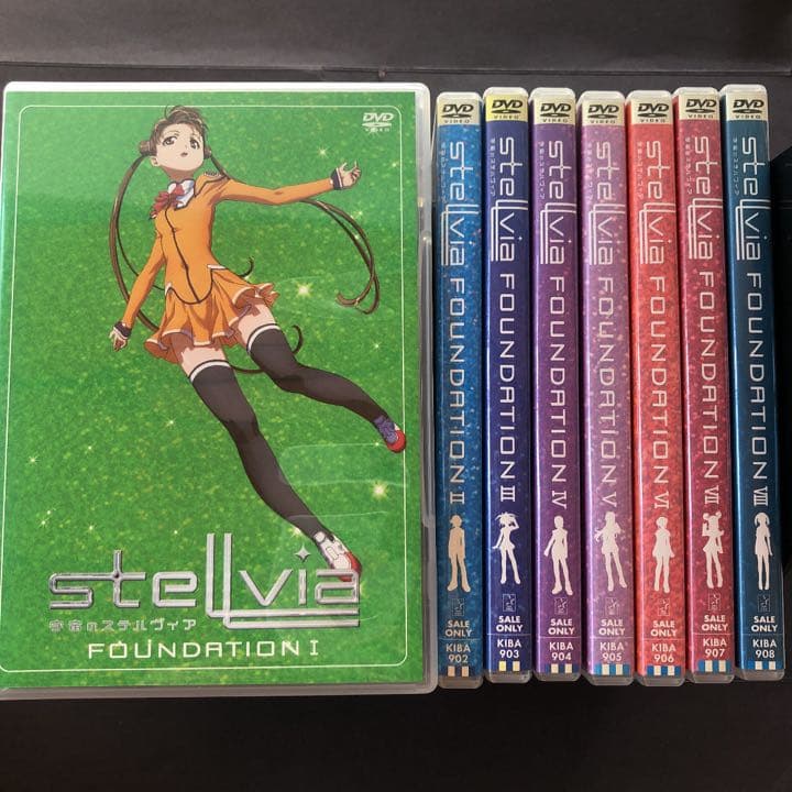 アニメ　宇宙のステルヴィア FOUNDATION Ⅰ〜Ⅷ 8枚セット