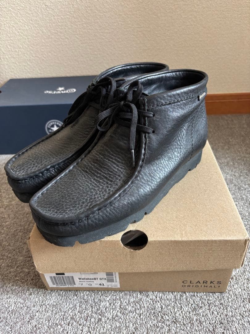 クラークス　Clarks WallabeeBT GTX UK8 GORE-TEX