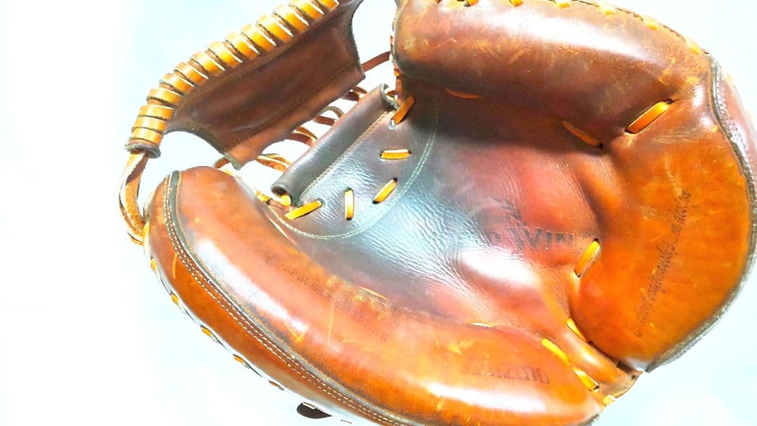 ミズノ 硬式 キャッチャーミット グローブ 野球 グラブ ビンテージ ワールドウ