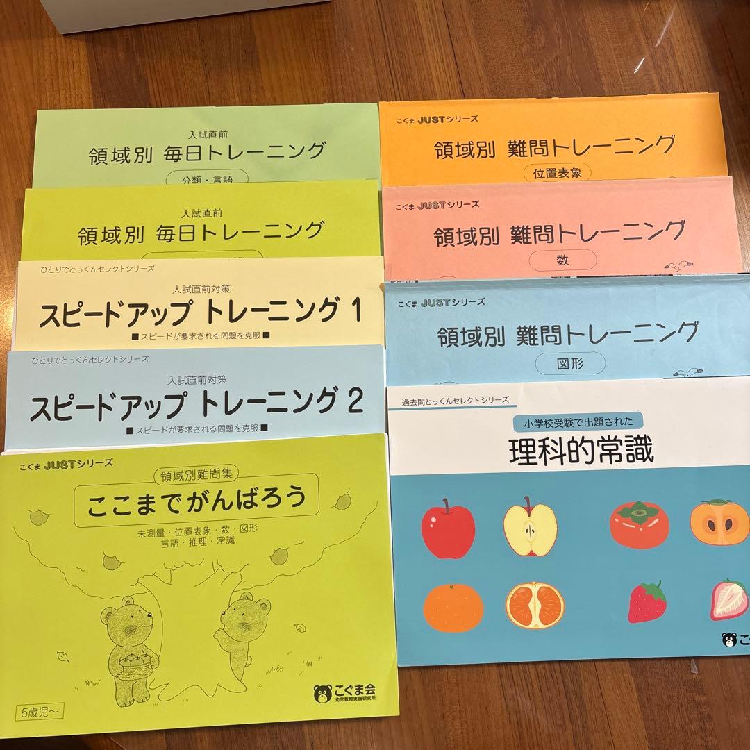 こぐま会　トレーニング　領域別