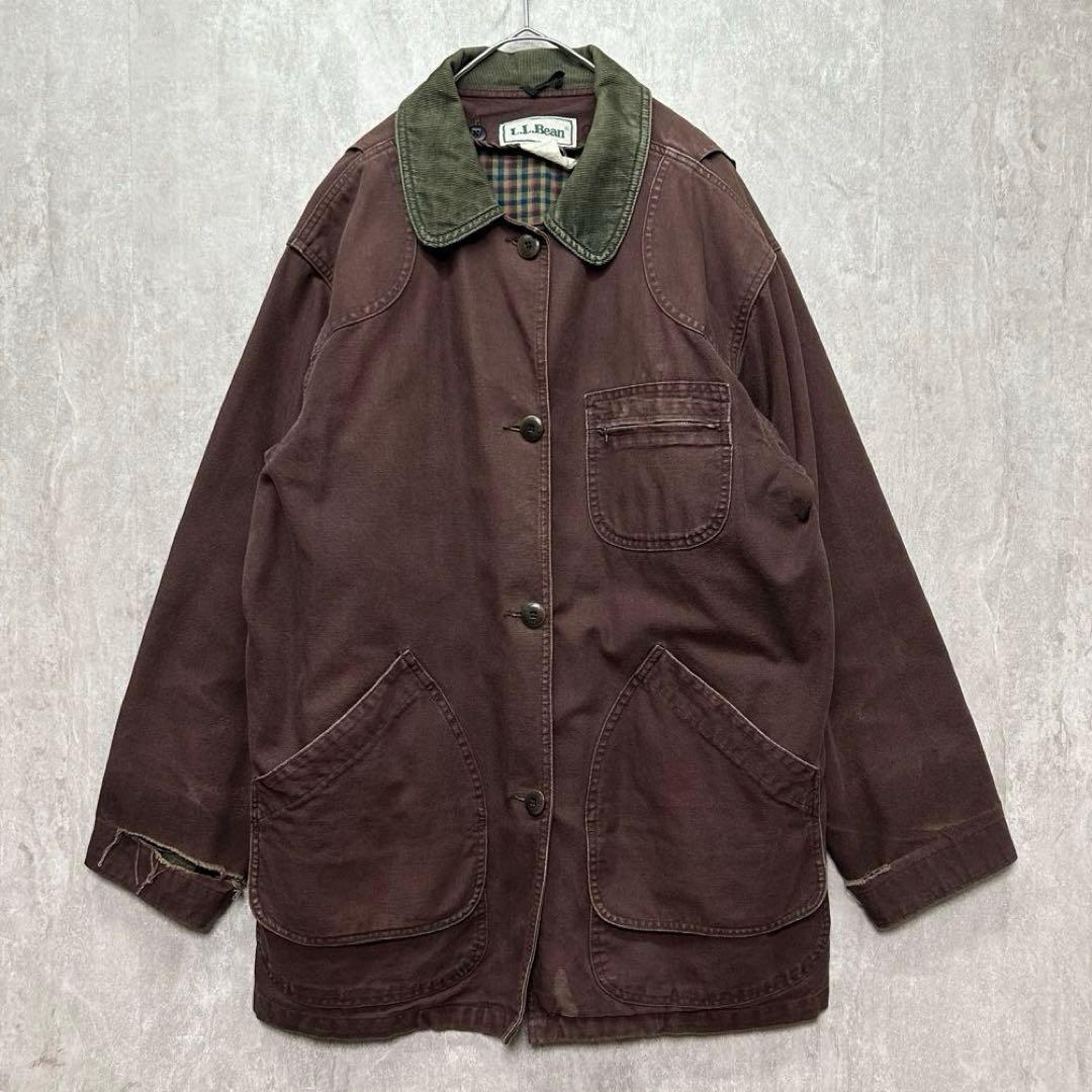 エルエルビーン ダックハンティングジャケット 90s ライナー付き Lサイズ