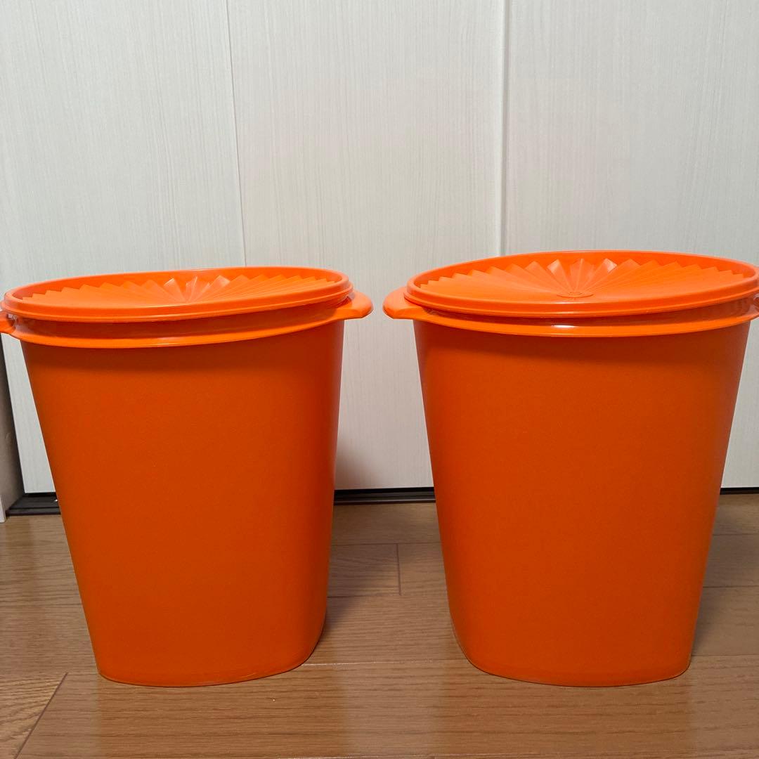 タッパーウェア　マキシクイーン　デコレーター食品保存容器 2個セット