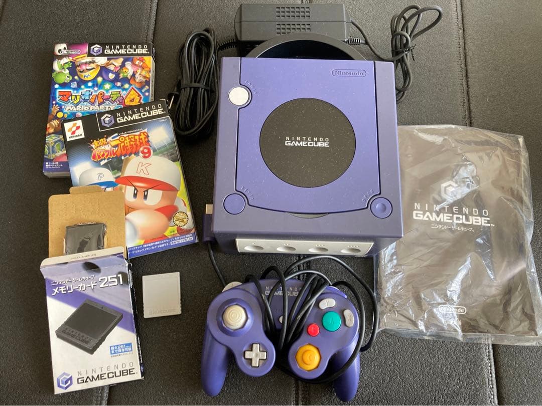 ニンテンドーゲームキューブ　メモリーカード　ソフト2本付き