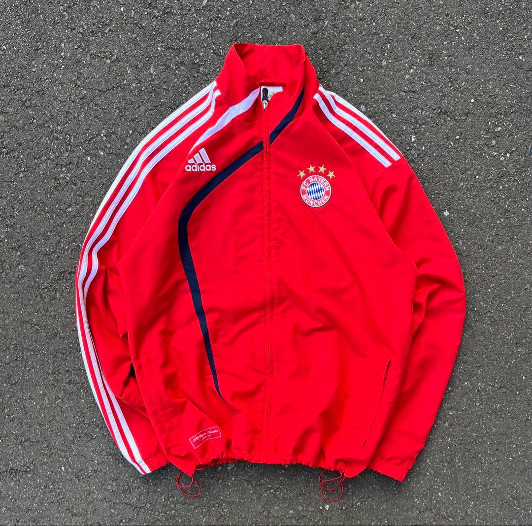 アディダス　バイエルンミュンヘン　トラックジャケット　ウィンドブレイカー　XL