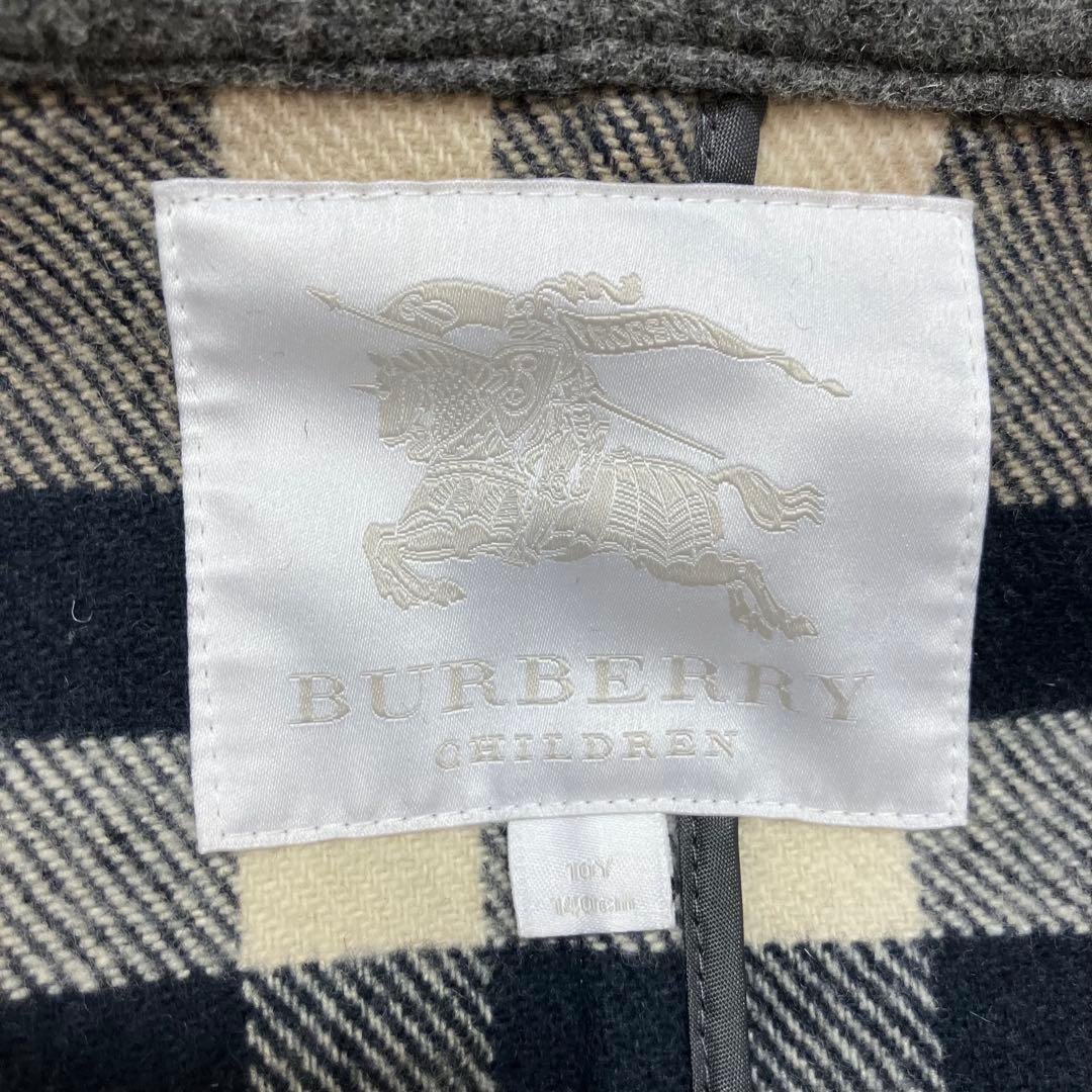 近年タグ✨美品✨バーバリーチルドレン ダッフルコート メガチェック 140