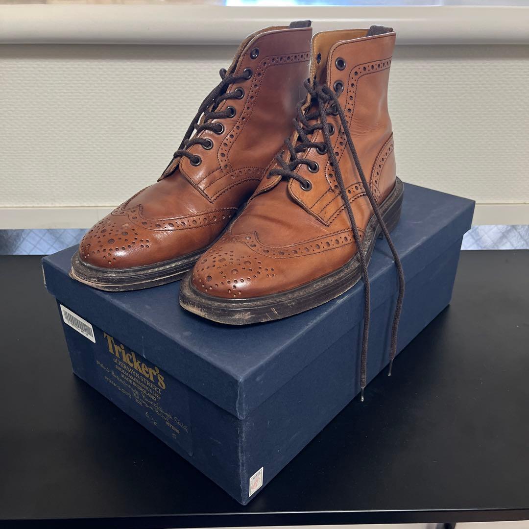 【シューツリー付】トリッカーズ　カントリーブーツ　モールトン