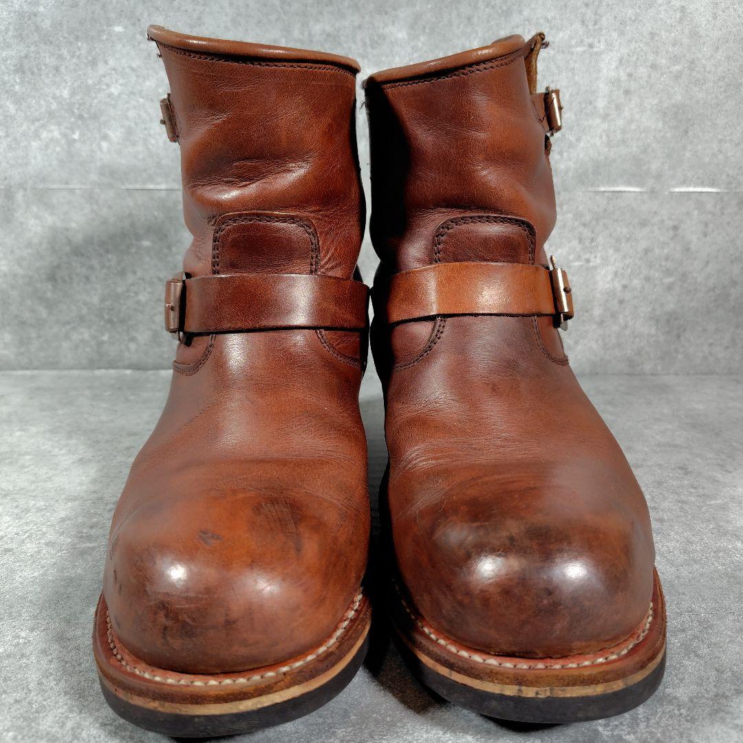 ホーキンス　エンジニアブーツ　ブラウン　レザー　本革　ベルト　【26.5】