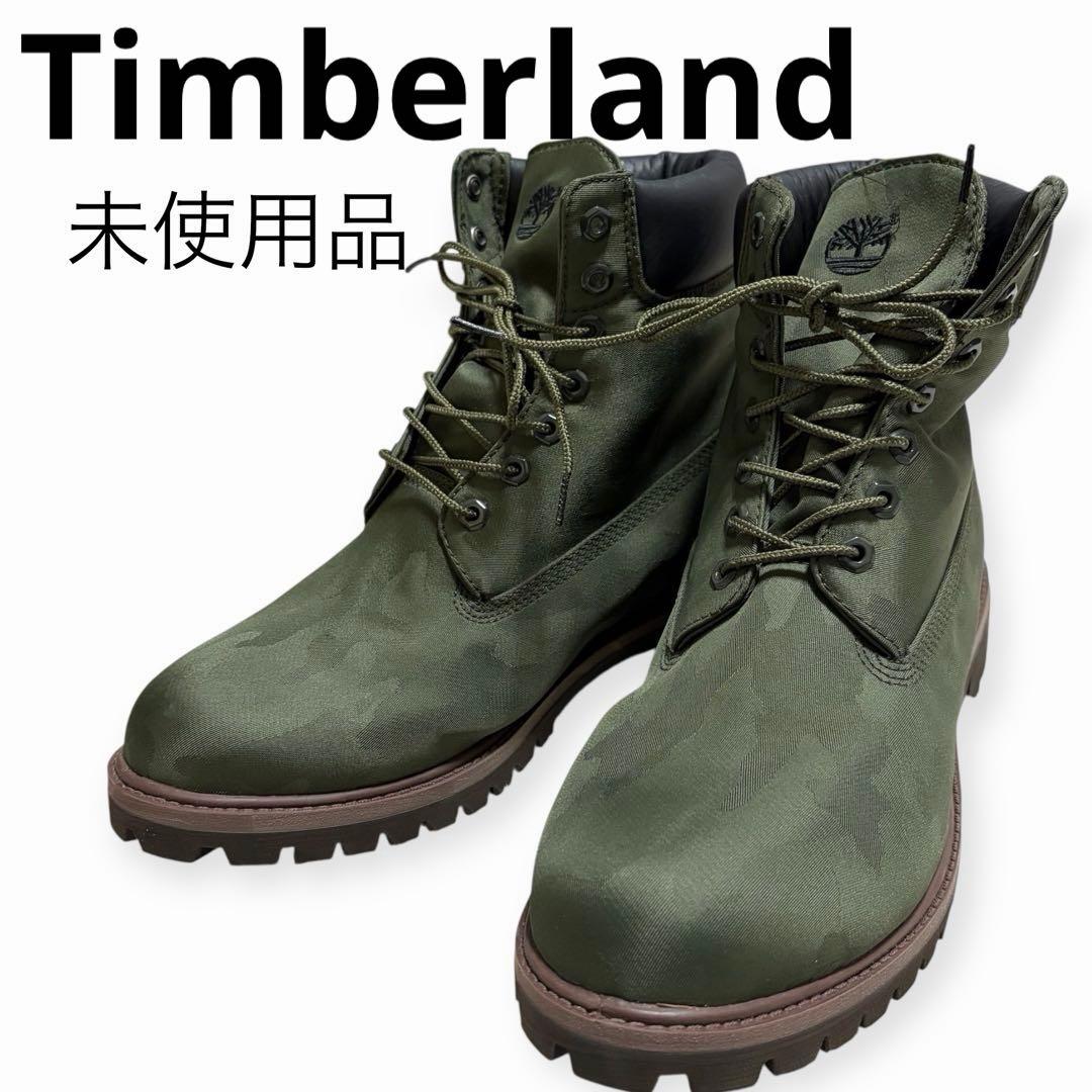 未使用　Timberland ティンバーランド　迷彩ブーツ　カモ柄　ワークブーツ