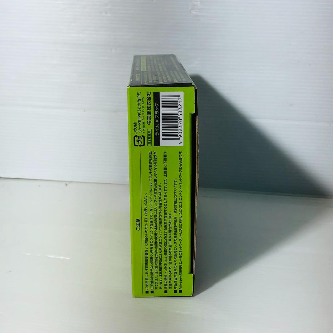 ☆未使用品☆極美品　Newニンテンドー3DS LLライム×ブラック 生産終了 訳