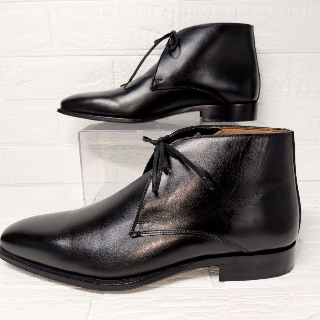 Giancani チャッカブーツ 黒 42