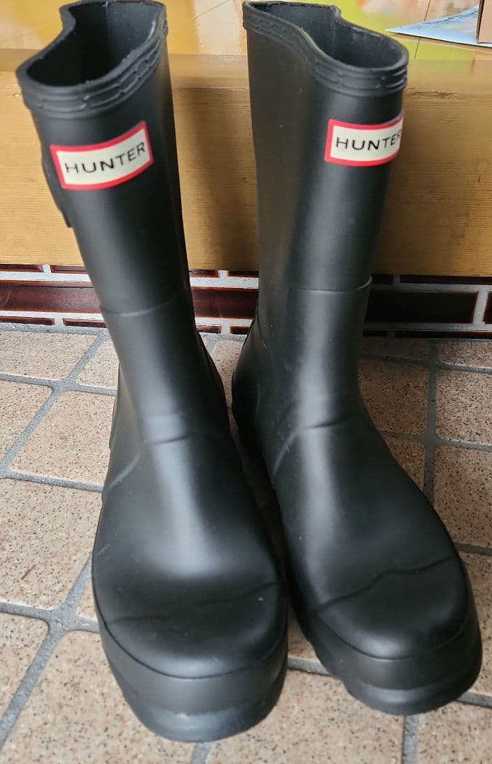 HUNTER ブーツ ブラック　26センチ