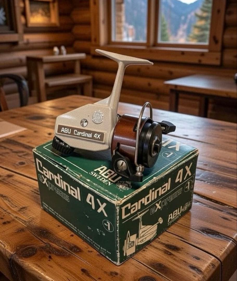 ABU Cardinal 4X express スペアアルミスプール付き