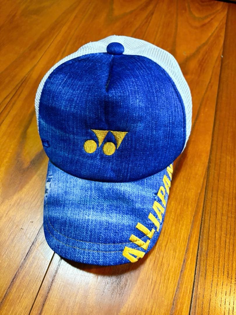 YONEX デニムブルー キャップ ALL JAPAN