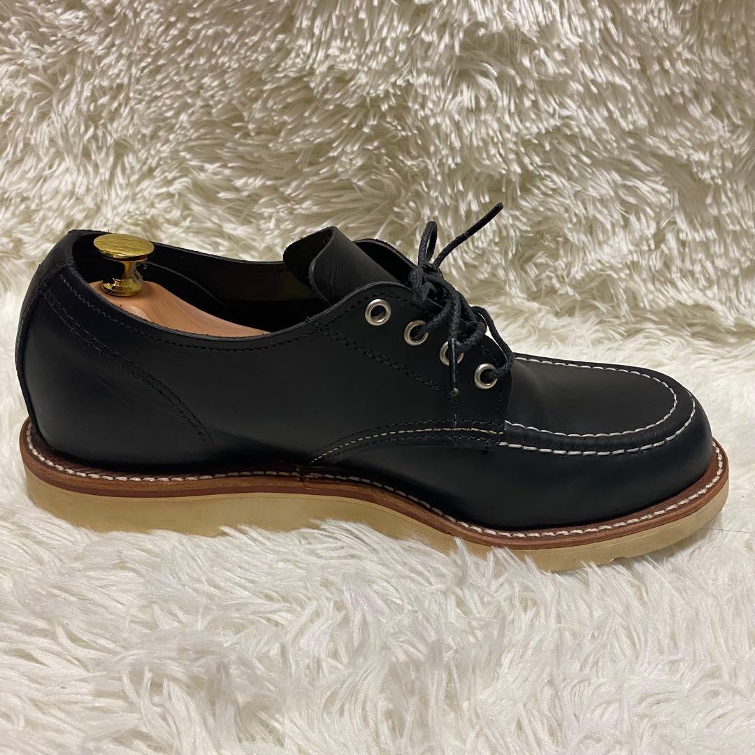 ✨美品✨チペワ モックトゥ オックスフォード革靴ブラック黒ローカット