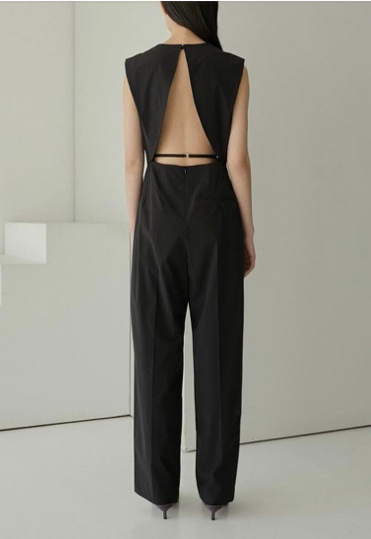 サロペット・オーバーオール・オールインワン LECIELBLEU Front Twist Jumpsuit